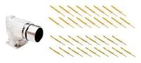 SENSOR CONN, M23, RCPT, 17POS, PANEL MA7RAE1702-KIT