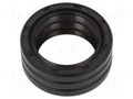 Oil seal; NBR caoutchouc; Thk: 4mm; -40÷100°C; Shore hardness: 70 ORING USZCZELNIENIA TECHNICZNE S-20X28X4-AOTC-N