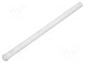 Fiber for LED; Ø3.2mm; L: 45mm; round; Front: convex; straight MENTOR 1282.5001