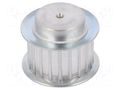 Belt pulley; AT5; W: 10mm; whell width: 21mm; Ø: 30.6mm; aluminium OPTIBELT 21-AT5-20-200ZA