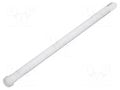 Fiber for LED; Ø3.2mm; L: 43.75mm; round; Front: convex; straight MENTOR 1282.8001