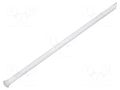 Fiber for LED; Ø2mm; L: 45mm; round; Front: flat; straight MENTOR 1292.1301