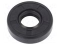 Oil seal; NBR caoutchouc; Thk: 10mm; -40÷100°C; Shore hardness: 70 ORING USZCZELNIENIA TECHNICZNE S-17X40X10-AOTC-N