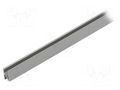 Profiles for LED modules; natural; L: 1m; HI8; aluminium; recessed TOPMET TOP-HI8/A-1M
