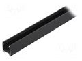 Profiles for LED modules; black; L: 1m; LINEA20; aluminium TOPMET TOP-LINEA20/BK-1M