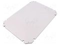 Mounting plate; insulating; W: 250mm; L: 350mm; Thk: 5mm; GEOS; grey SPELSBERG GEOS-MPI-3040