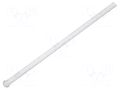 Fiber for LED; Ø2mm; L: 44.25mm; round; Front: convex; straight MENTOR 1292.7001