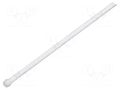 Fiber for LED; Ø2mm; L: 45mm; round; Front: convex; straight MENTOR 1292.8001