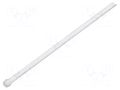 Fiber for LED; Ø2mm; L: 45mm; round; Front: convex; straight MENTOR 1292.8001