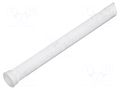 Fiber for LED; Ø5mm; L: 43mm; round; Front: flat; straight MENTOR 1293.1301