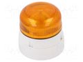 Signaller: lighting; flashing light; white; Flashguard; IP65 KLAXON SIGNALS QBS-0034