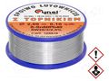 Tin; lead-based; Sn60Pb40; 2mm; 0.1kg; reel; 190°C; 2.5%; Flux: SW26 CYNEL LC60-2.00/0.1
