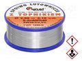 Tin; lead-based; Sn60Pb40; 2mm; 0.1kg; reel; 190°C; 2.5%; Flux: SW26 CYNEL LC60-2.00/0.1