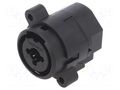 Connector: Jack 6,3mm + XLR; socket; female; stereo; angled; THT AMPHENOL ACJC6HL