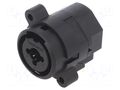 Connector: Jack 6,3mm + XLR; socket; female; stereo; angled; THT AMPHENOL ACJC6HL