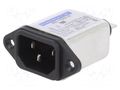 Connector: AC supply; socket; male; Inom: 10A; Ir: 0.35mA; 250VAC ROXBURGH EMC RID1042H