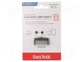 Pendrive; OTG,USB 3.1; 64GB; R: 150MB/s; Ultra Dual OTG SANDISK SDDDC2-064G-G46