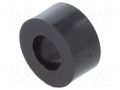 Spacer sleeve; cylindrical; polyamide; L: 5mm; Øout: 10mm; black DREMEC DR3810/5.2X5