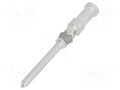Contact; male; 1.6mm; CDM/DDM,HD/HDD; silver plated; 1mm2; crimped TE Connectivity T2020001010-000