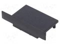 Cap for LED profiles; black; 2pcs; ABS; VARIO30-07 TOPMET TOP-V4930002