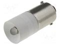 LED lamp; white; BA9S; 130VAC; No.of diodes: 1 SIGNAL-CONSTRUCT MEDB-2567BR