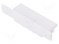 Cap for LED profiles; white; 2pcs; ABS TOPMET TOP-V4920001
