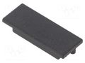 Cap for LED profiles; black; 2pcs; ABS; VARIO30-01 TOPMET TOP-V4870002
