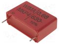 Capacitor: polypropylene; 680nF; 630VDC; 280VAC; 11x21x31.5mm; THT WIMA MKP4-680N/630
