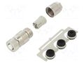 Connector: M12; plug; PIN: 3; female; HARAX; 32V; straight; IP67; IDC HARTING 21032412301