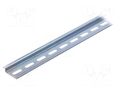 DIN rail; zinc-plated steel; L: 1m; TS35; Profile ht: 7.5mm Profilati Lonatesi ATS35/7.5P-1M