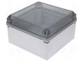 Enclosure: multipurpose; X: 300mm; Y: 300mm; Z: 180mm; GEOS; grey SPELSBERG GEOS-L-3030-18-TO