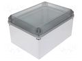 Enclosure: multipurpose; X: 300mm; Y: 400mm; Z: 220mm; GEOS; grey SPELSBERG GEOS-L-3040-22-TO