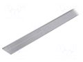 Cover; natural; 1m; VARIO30-09; aluminium; for profiles TOPMET TOP-V3330000