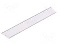 Cover; white; 1m; VARIO30-09; aluminium; for profiles; VARIO30-08 TOPMET TOP-V3330001
