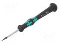 Screwdriver: precision; hex key; HEX 0.9mm; Blade length: 40mm WERA WERA.2054/0.9