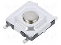 Microswitch TACT; SPST; Pos: 2; 0.05A/12VDC; SMT; none; 5.2x5.2mm JIANFU TVCF19015BPB