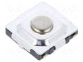 Microswitch TACT; SPST; Pos: 2; 0.05A/12VDC; SMT; none; 5.2x5.2mm JIANFU TVCU18015BPB