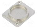 Protection cap; silver; metal; XLR standard; Holes pitch: 19x24mm CLIFF CP30300M3
