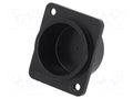 Protection cap; black; metal; XLR standard; Holes pitch: 19x24mm CLIFF CP30400M3B