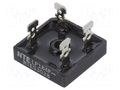Bridge rectifier: single-phase; Urmax: 1kV; If: 35A; Ifsm: 400A NTE Electronics NTE53028