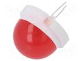 LED; red; 20mm; blinking; 1900÷2000mcd; 120°; 5÷15VDC; 20mA POLAM-ELTA CQL-433/MZ