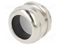 Cable gland; M50; 1.5; IP68; brass; Body plating: nickel HUMMEL HUMMEL-1609500050