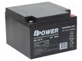Re-battery: acid-lead; 12V; 26Ah; AGM; maintenance-free; BPL; 9.4kg BPOWER ACCU-BPL26-12/BP