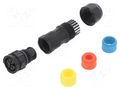 Connector: circular; plug; for cable; PIN: 3; female; with contacts AMPHENOL LTW CC-03BMFB-QL8APP