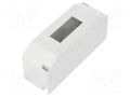 Enclosure: for modular components; IP20; white; No.of mod: 2; 400V ELEKTRO-PLAST NASIELSK EPN-2342-00