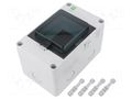 Enclosure: for modular components; IP65; light grey; No.of mod: 4 ELEKTRO-PLAST NASIELSK EPN-2202-01