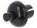 Rivet; polyamide; L.rivet: 6.1mm; black; push-in DREMEC DR8G4055.0X4.0B