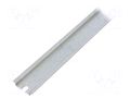 DIN rail; steel; zinc; L: 580mm; W: 35mm; TS35 FIBOX ARH60