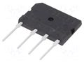 Bridge rectifier: single-phase; Urmax: 1.6kV; If: 35A; Ifsm: 420A SIRECTIFIER GBJ3516-SIR