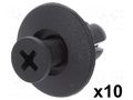 Rivet; 10pcs; Chevrolet,Chrysler,Daewoo,GM,Hyundai,Kia,Mazda ROMIX RX-60001